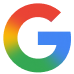 Google logo: multicolored "G" in red, yellow, green, and blue.